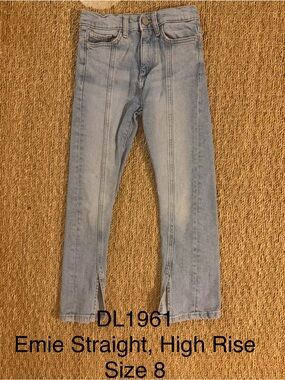 DL1961 girls Emie Straight, High Rise jeans
